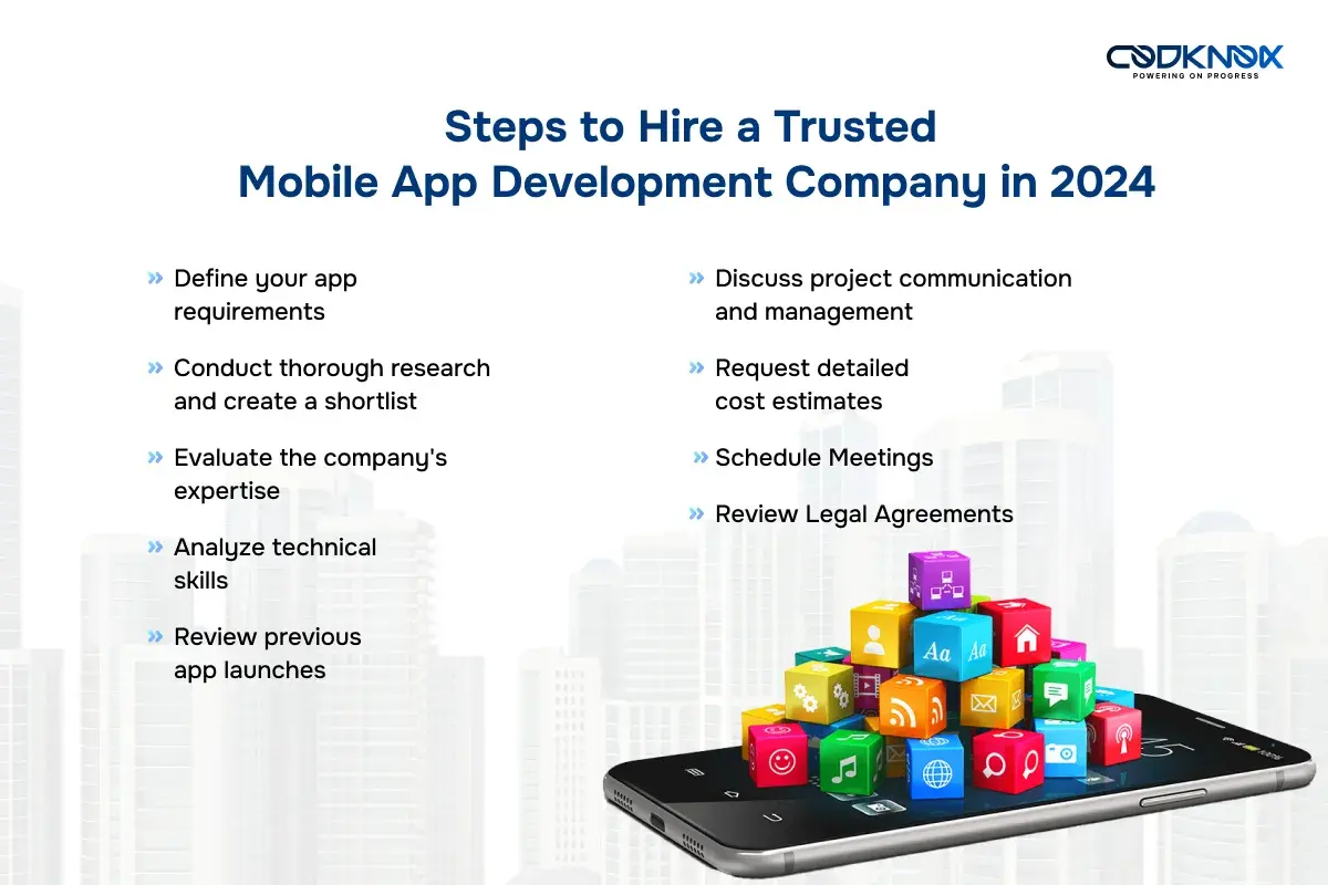 Steps to Hire a Trusted Mobile App Development Company in 2024