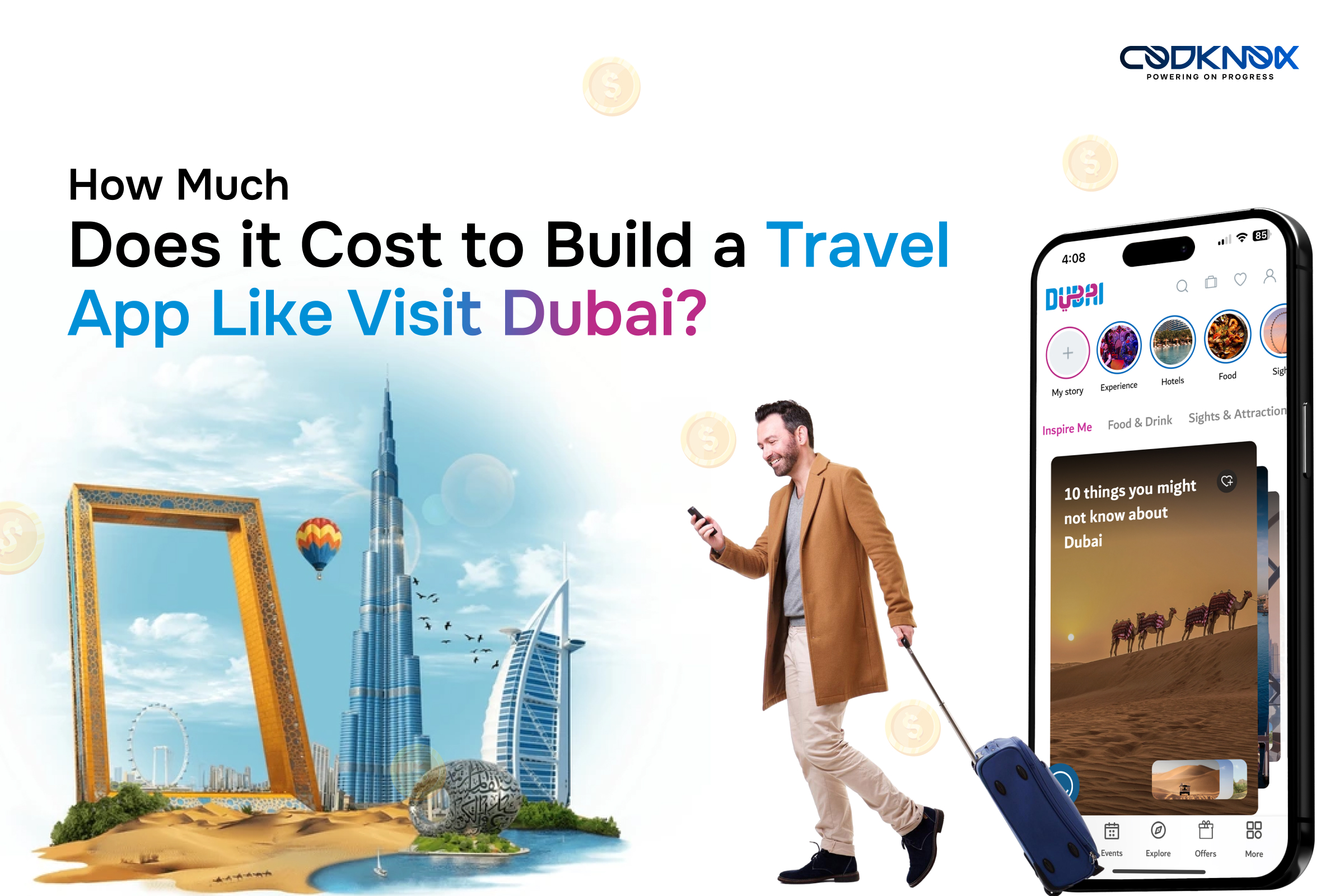 How Much Does it Cost to Build a Travel App Like Visit Dubai, UAE