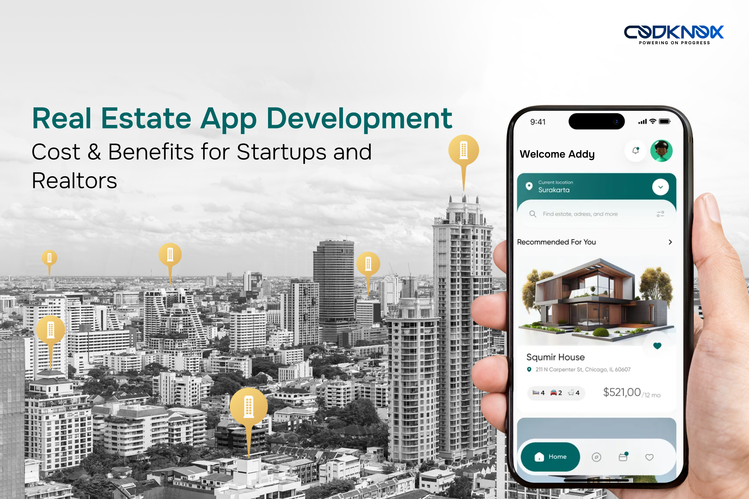 Real Estate App Development Cost - CodKnox