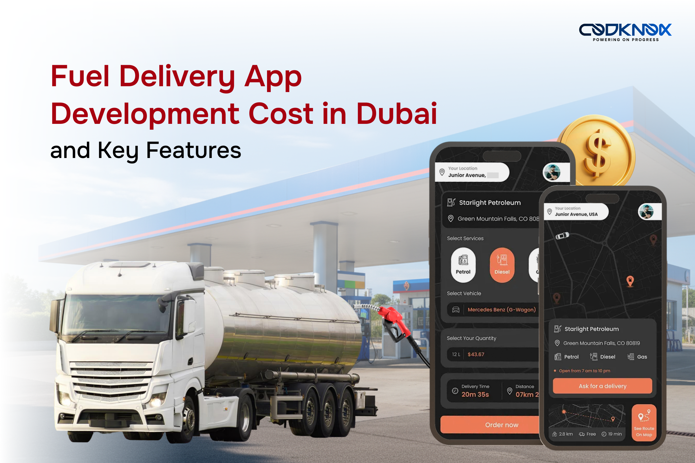 Fuel Delivery App Development Cost in Dubai and Key Features
