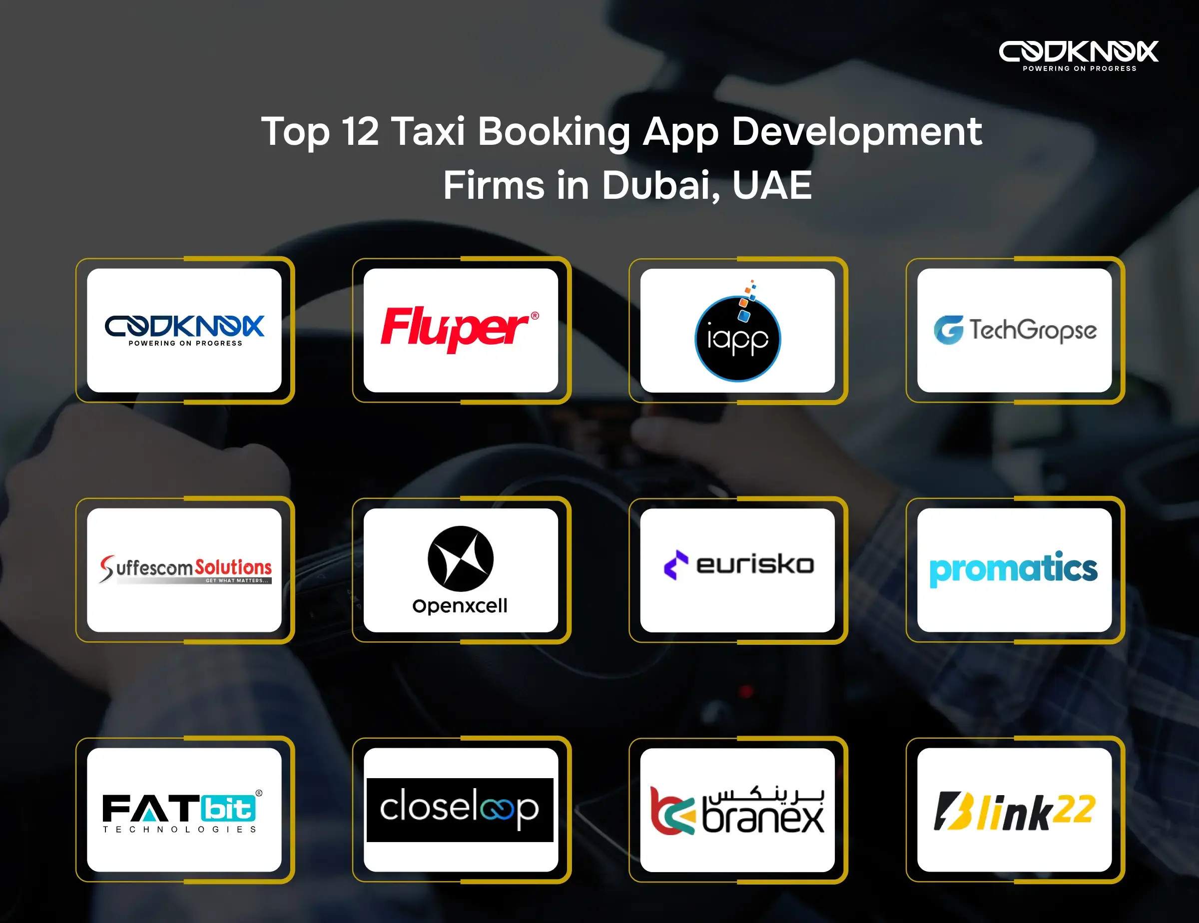 Top 12 Taxi Booking App Development Firms in Dubai, UAE