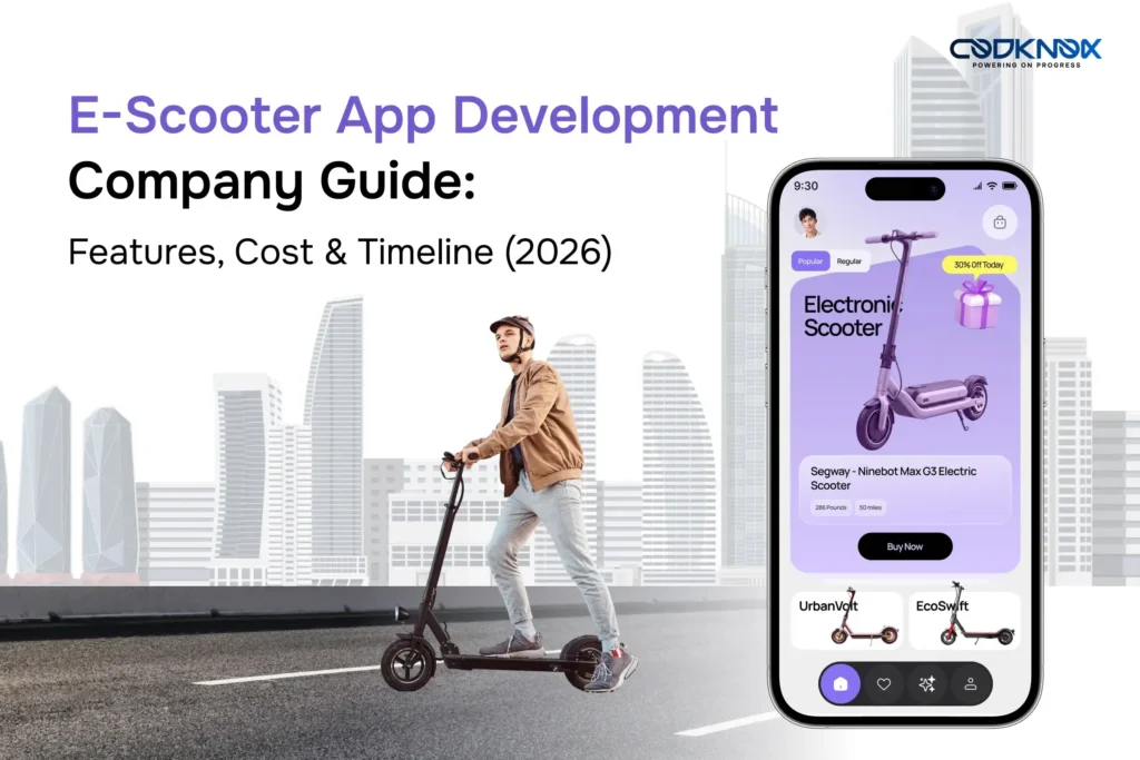 E-Scooter App Development Cost, Features & Timeline