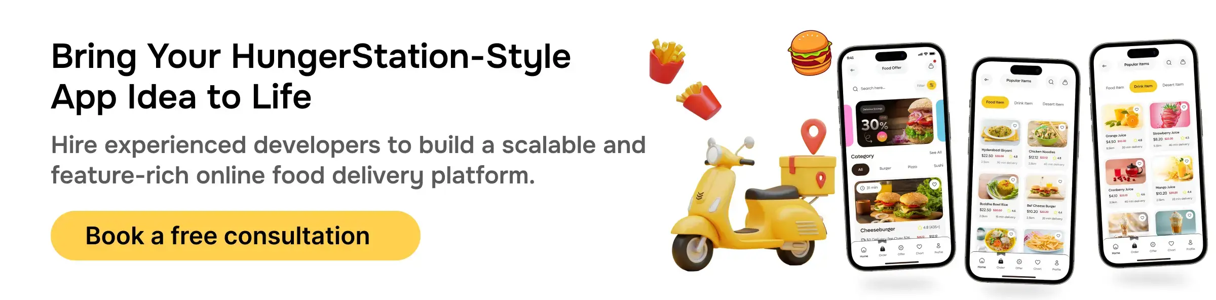 Food delivery App Like Hungerstation in Saudi Arabia