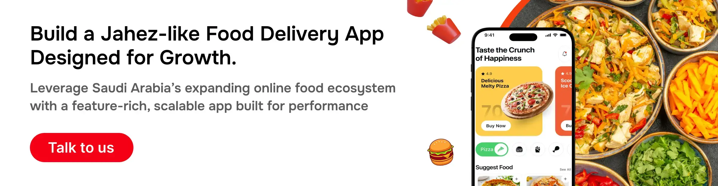 cost to build a food app in Saudi Arabia UAE