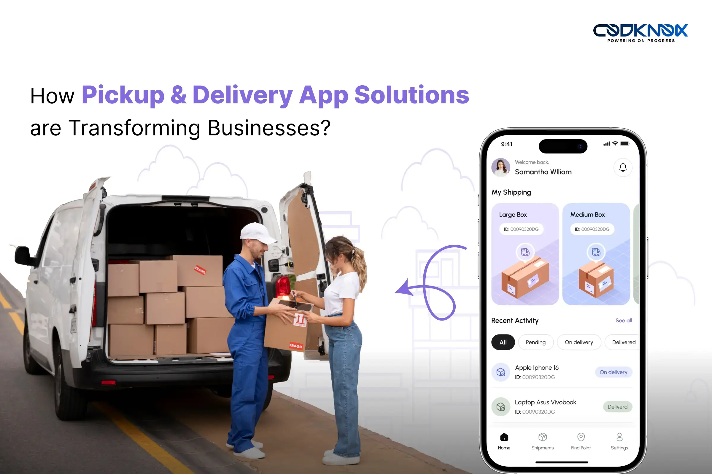 Pickup and Delivery App Development Company USA