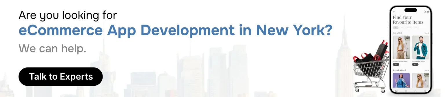 eCommerce app development in New York USA