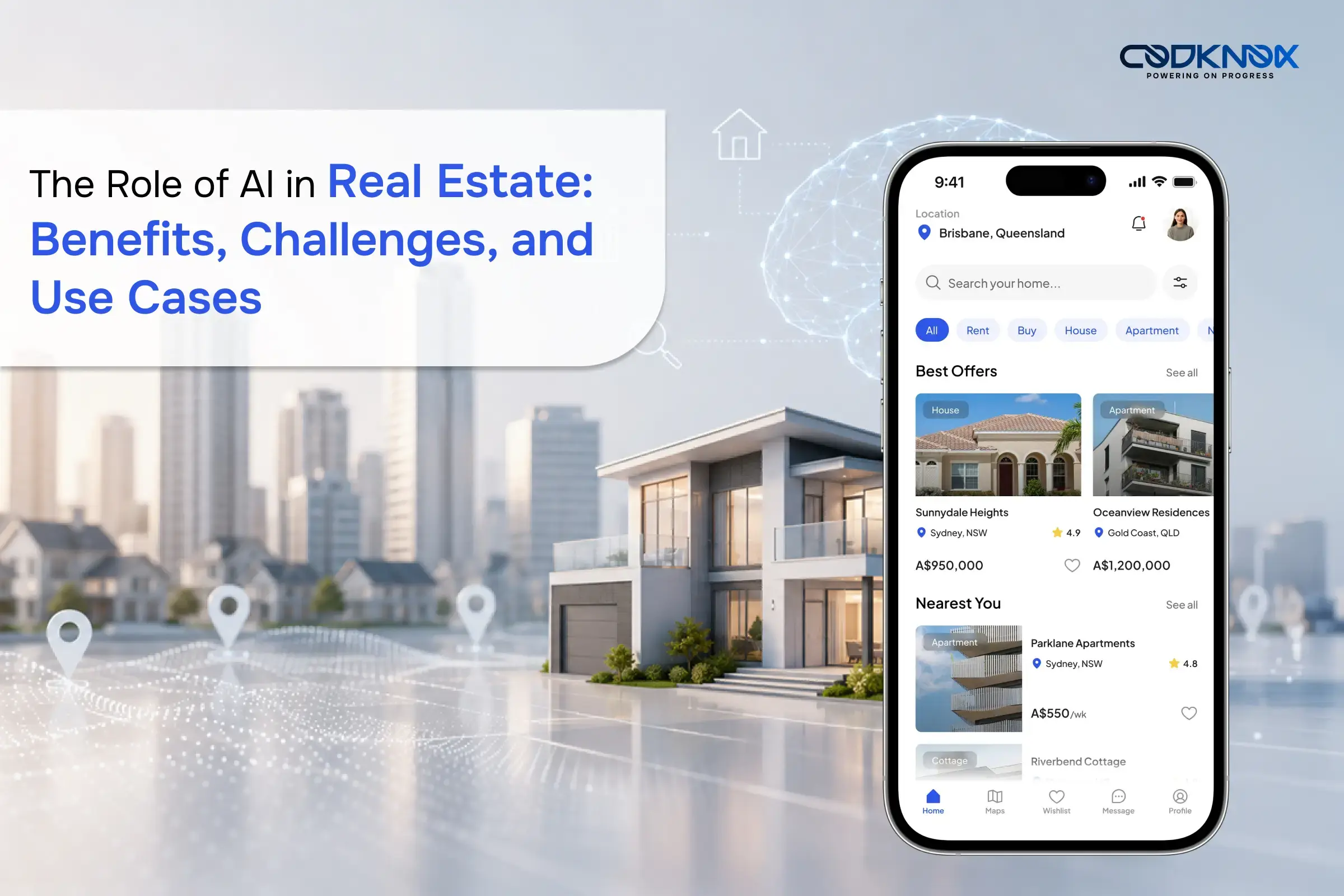 The Role of AI in Real Estate: Benefits, Challenges, and Use Cases